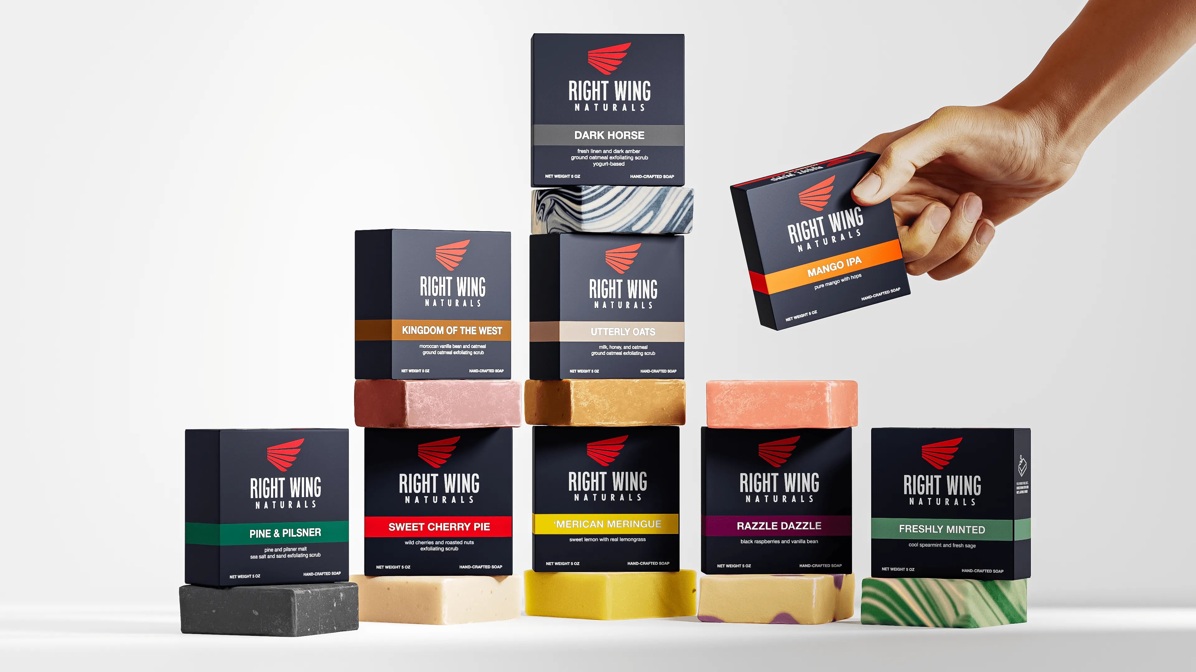 Order The Best Natural Body Soap For Men - Handmade, American, Organic
– Right Wing Naturals