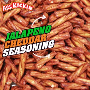 Ass Kickin’ Jalapeno Cheddar Pretzels 5oz Bag
