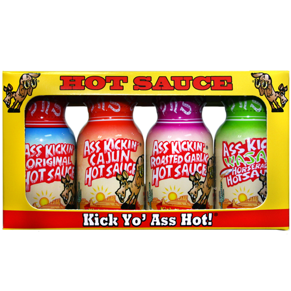 Ass Kickin’ Hot Sauce 4 Pack