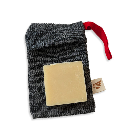 Soap Pouch & Shower Scrubber
