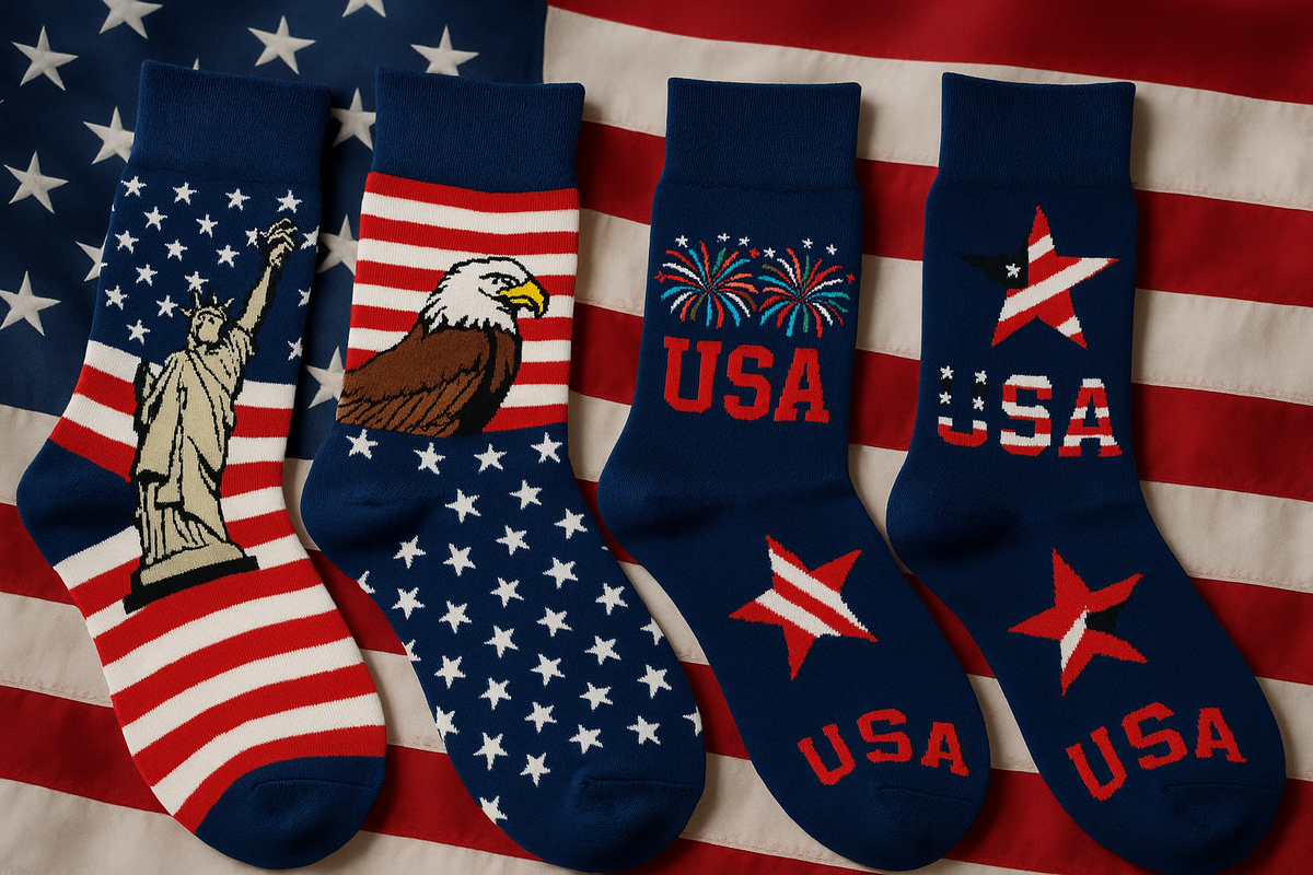 Patriotic American Socks