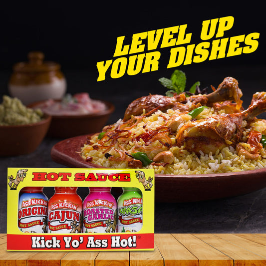 Ass Kickin’ Hot Sauce 4 Pack