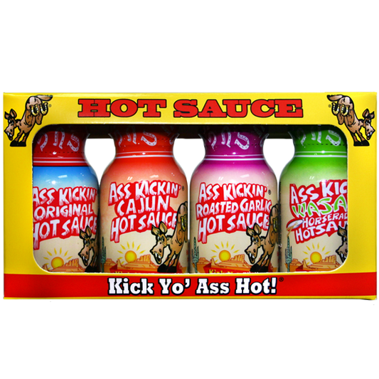 Ass Kickin’ Hot Sauce 4 Pack