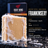 Frankinsexy scent card: scent notes and grit level