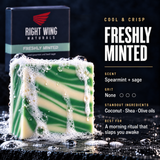 Freshly Minted scent card: scent notes and grit level