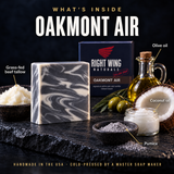 What's inside Oakmont Air: grass-fed beef tallow, olive oil, coconut oil